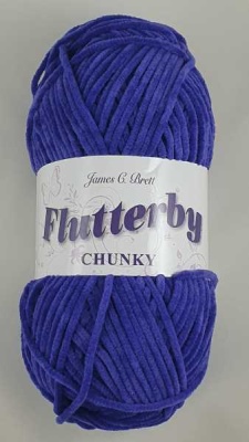 James C Brett - Flutterby Chunky - B66 Emperor Purple